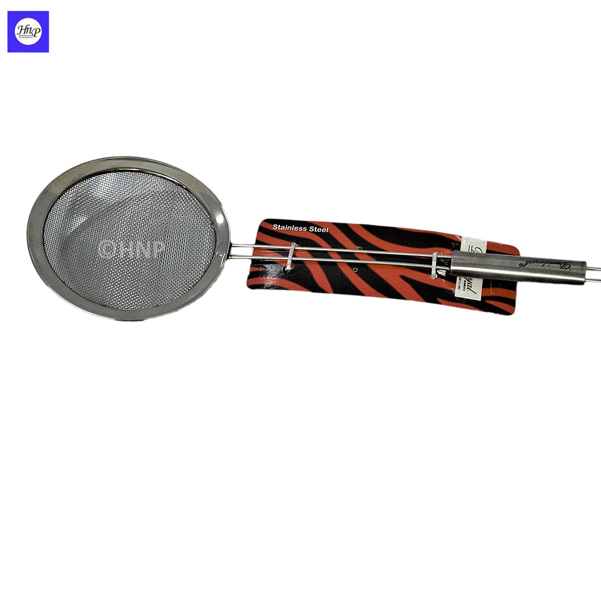 DeviDayal Stainless Steel Filter Spoon Mesh Wire Net Oil Skimmer With Stainless Steel Handle
