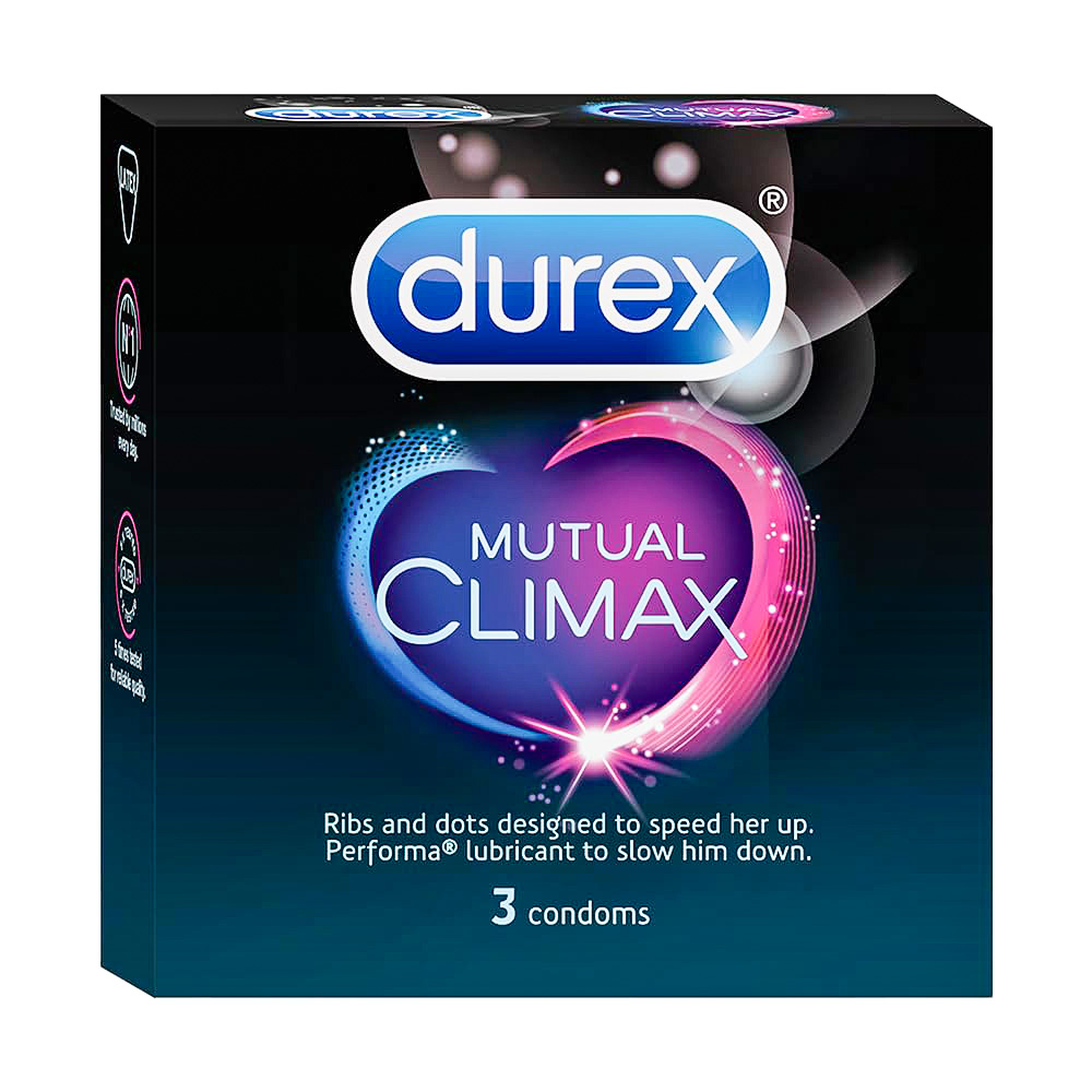 Durex Mutual Climax Condoms - 3 Pcs Per Pack