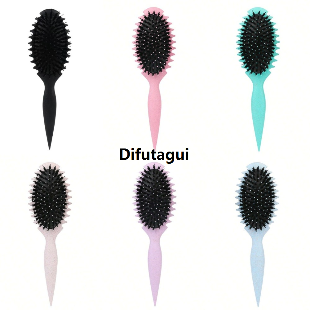 Difutagui Barber Hair Comb Sculpting Anti-static Comb Beard Hair Brush Unknotting Multi-Purpose Affordable Brush Styling Curl Salon Accessories Definition Curl Hair Definition Non-slip