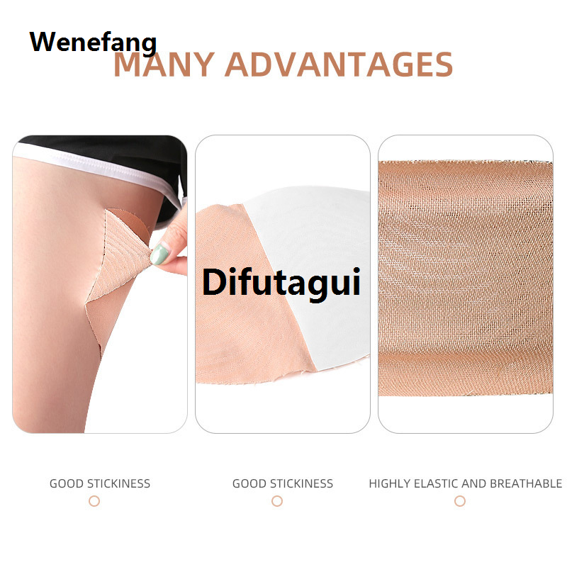 Difutagui 20-2Pcs Anti-Friction Thigh Tape Sweat Absorption Invisible Thigh Hot Selling New Pad Relief Pain Body Care Outdoor Sport Anti-wear Thigh Patch