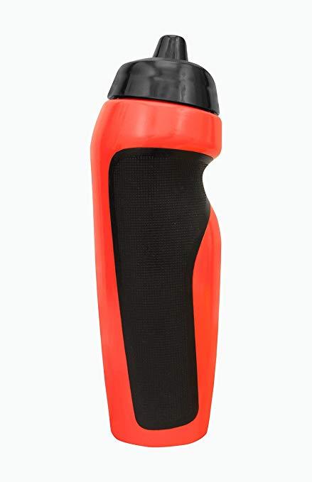 Orange/Black Sport Sipper Water Bottle - 1 Ltr