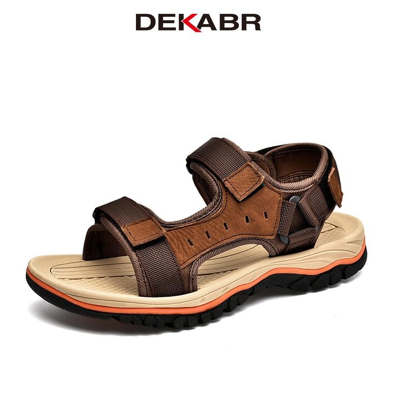 DEKABR Outdoor Fashion Shoes For Men Brand Classic Hide Wear-Resistant Breathable Summer New Sandals Size 38-47