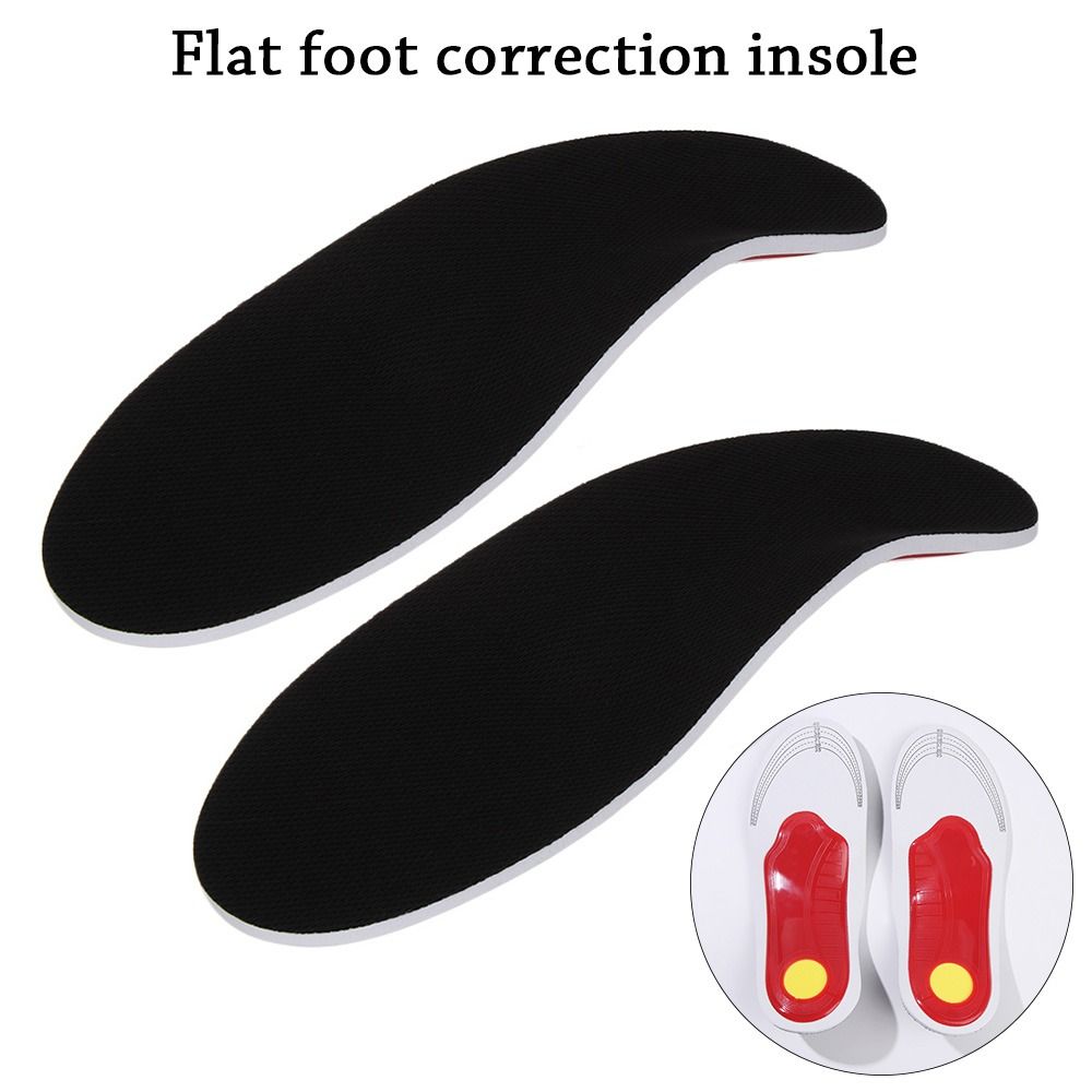 1 Pair Men And Women Flat Feet Back Heel Arch Support Insoles Orthotic Insoles Support Plantar Fasciitis Insoles