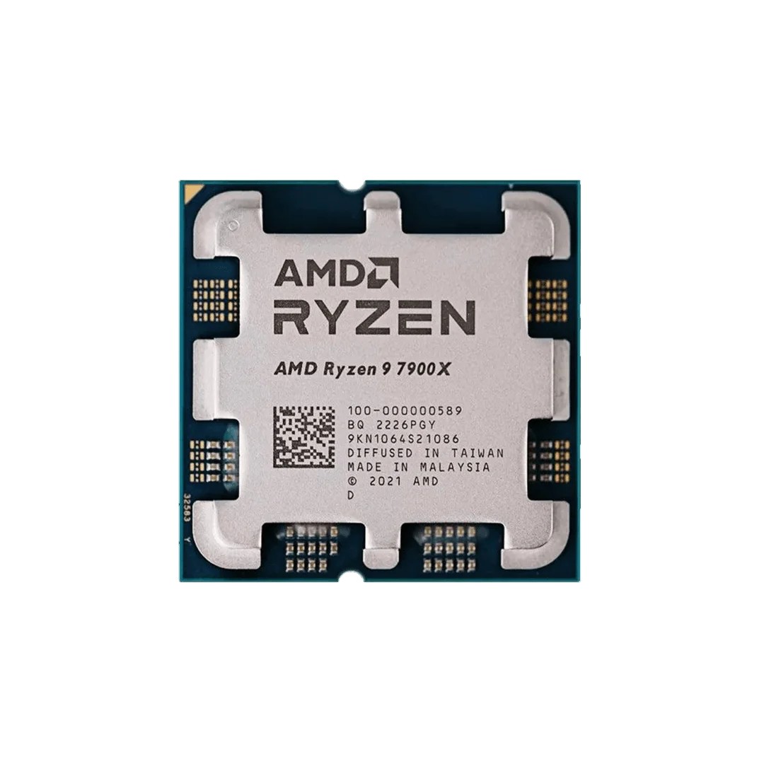 AMD Ryzen 9 7900X (12Core /24Thread , 4.70 GHz, 64MB Cache, 170W), TRAY pack processor