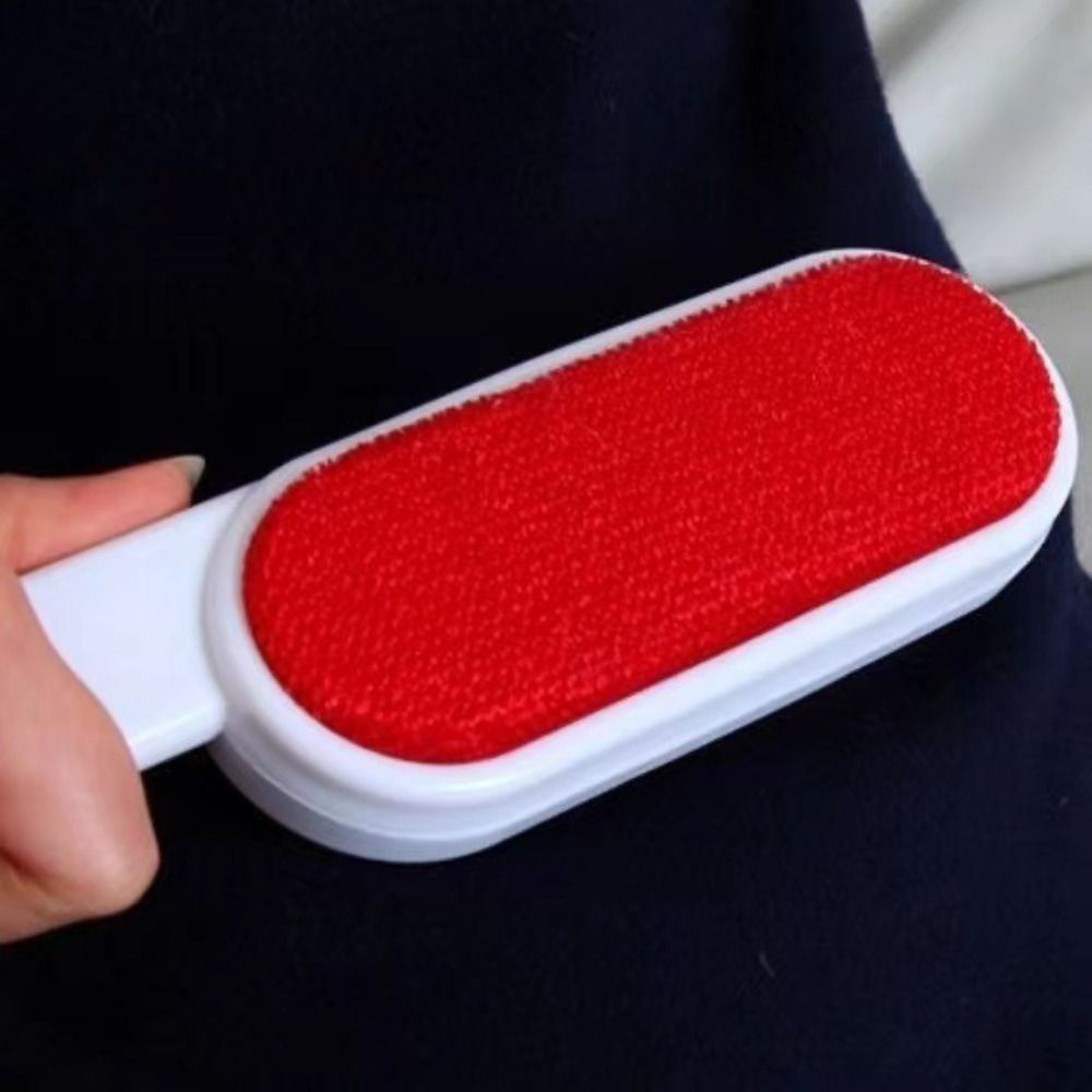 NEW Plastic+Polyester Double-Side Sticky Wool Brush Pet Hair Remover Lint Rollers Static Brush Brushes Clothes Pet Hair Clean Tools