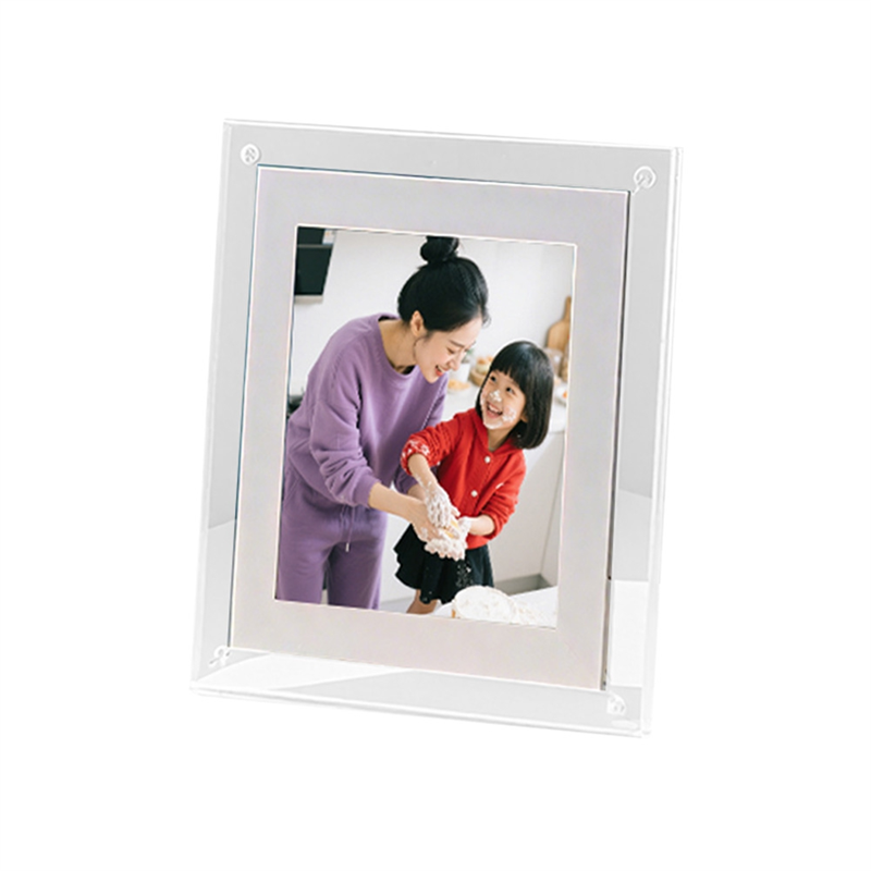 Acrylic Digital Photo Frame 10.1INCH Display IPS Screen 32G Memory Porta Retrato Digital EU Plug
