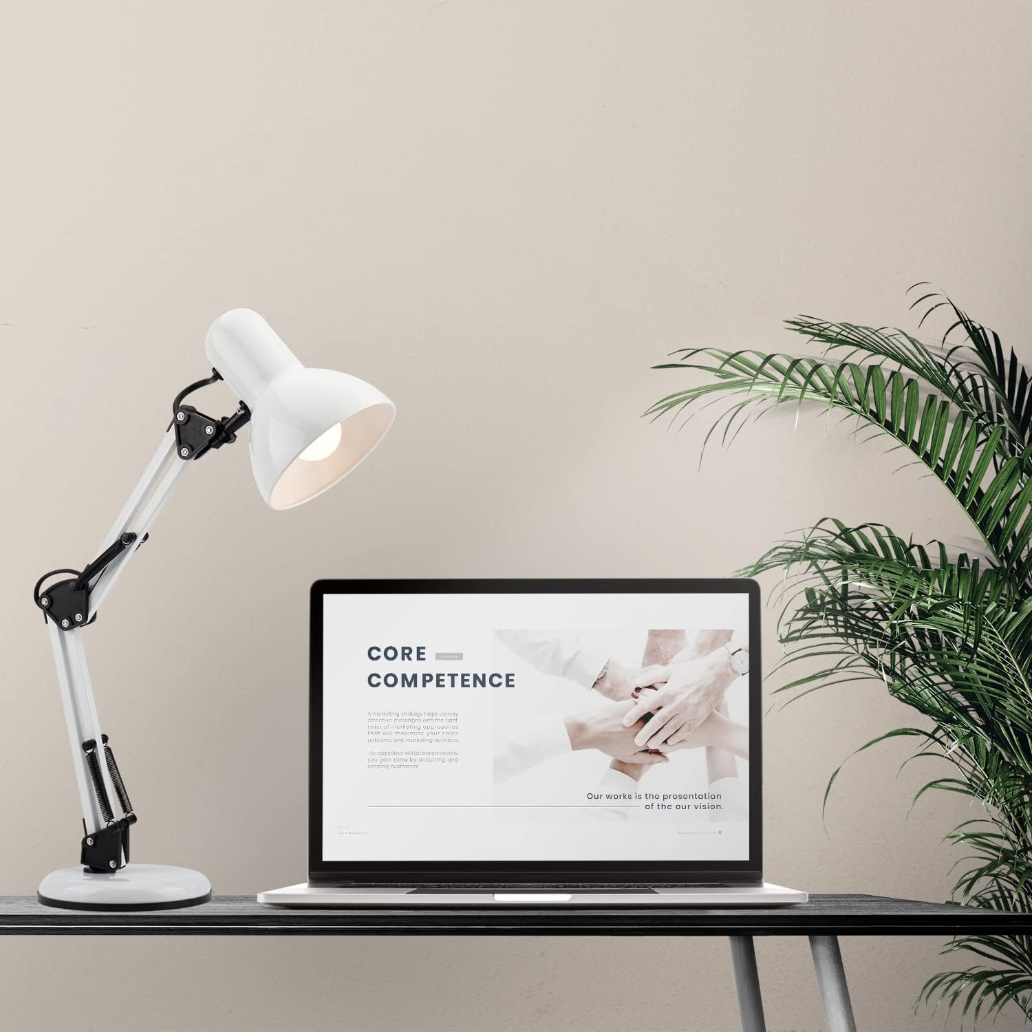 Adjustable Desk Lamp | LED Table Lamp with Dimmable Brightness, Flexible Arm & Eye-Care Light | Modern Study, Office & Bedside Lighting
