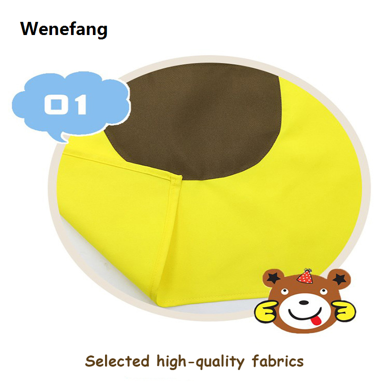 Wenefang Children Painting Drawing Apron Baby Bib Craft Coat with Pocket 2025 New Kids Art Smock Children Painting Aprons Sleeveless