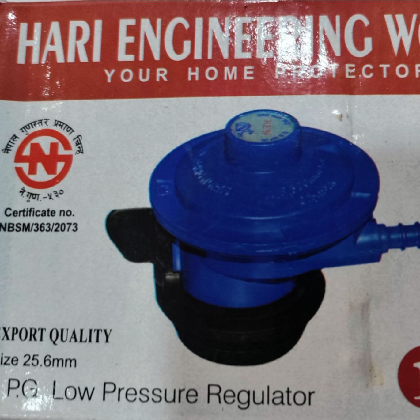 L.P.G Low Pressure Regulator NS Certified