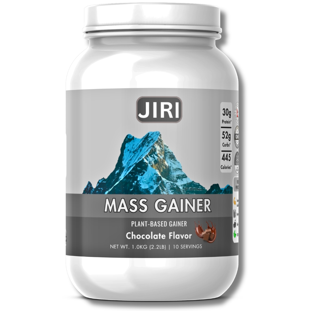 JIRI NUTRITION PLANT BASED MASS GAINER POWDER - VANILLA, 1KG