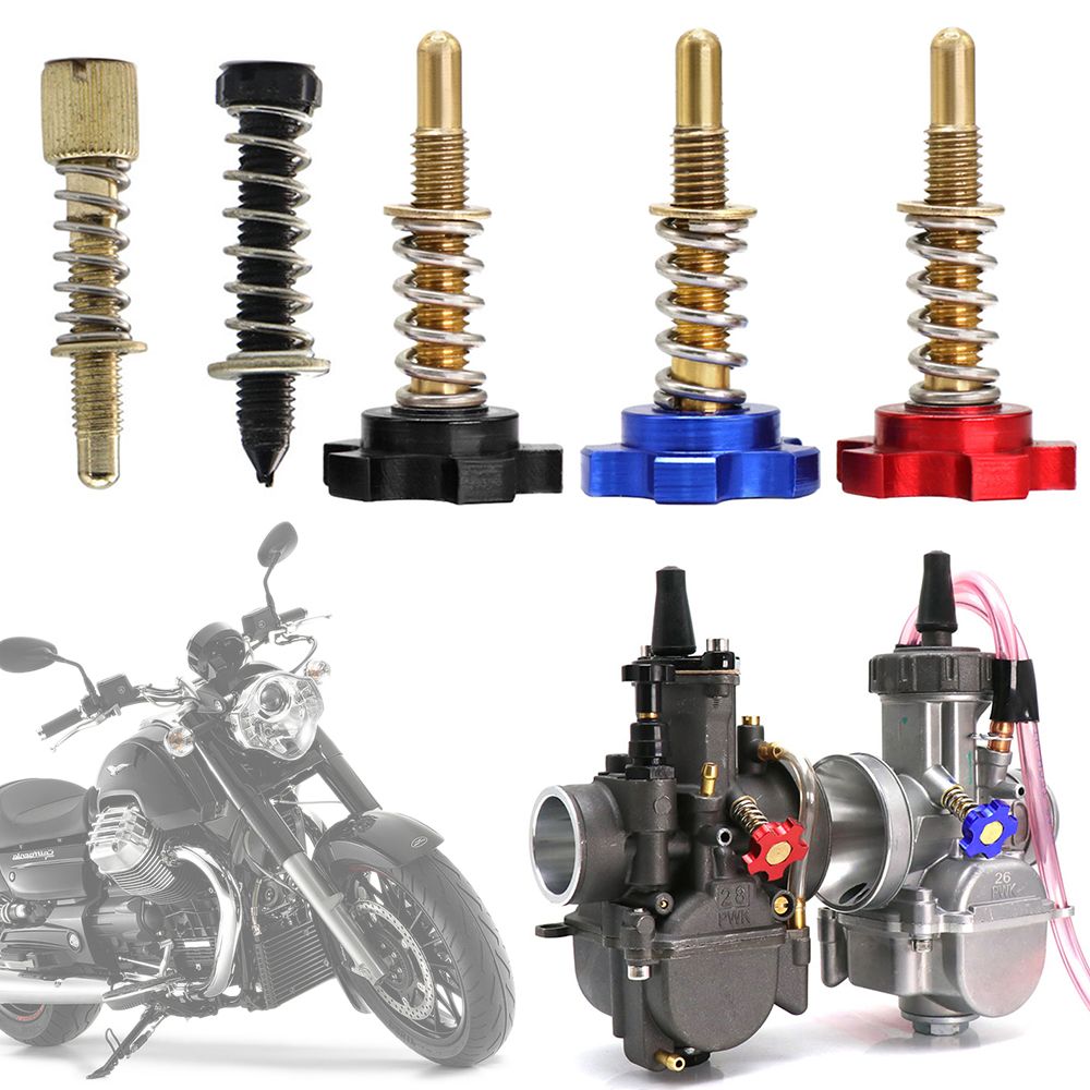Pit Dirt Bike ATV Durable Modification Replacement Professional Part Motocross Idle Speed Adjuster Fuel Mixture Screw Air Carburetor Screw Motorcycle for PWK