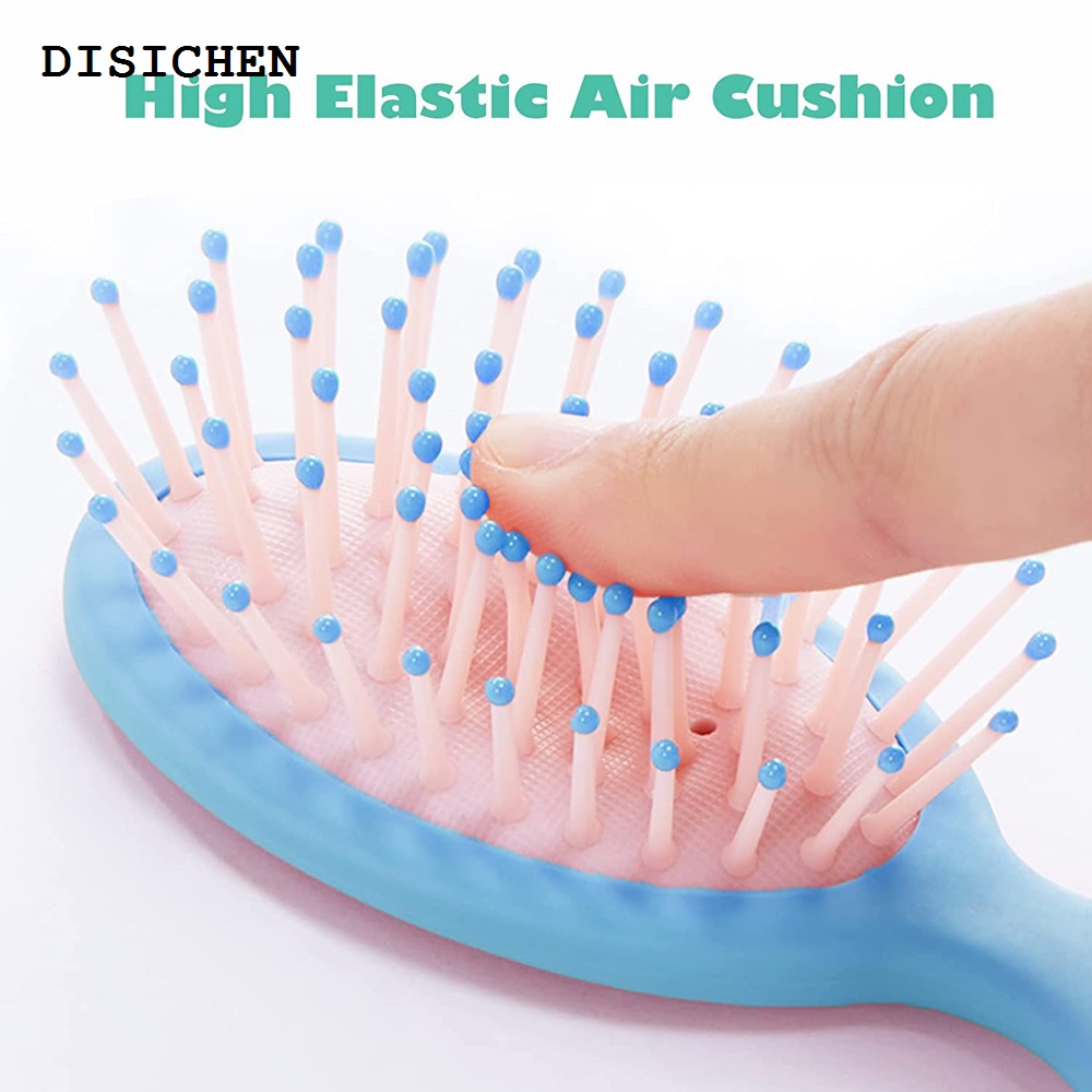 DISICHEN High Quality 1pcs Mini Detangler Hair Brushes Massager Anti Static Air Bag Hair Comb Wet and Dry Portable Hairbrush Salon Styling Accessories