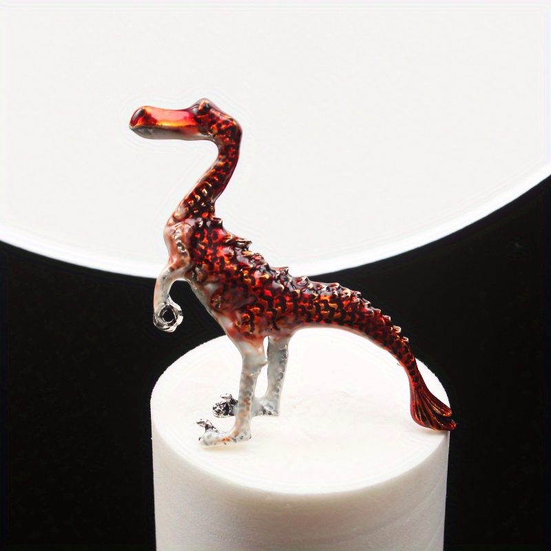Creative Cartoon Cute Dinosaur Dripping Oil Enamel Tyrannosaurus Rex Brooch