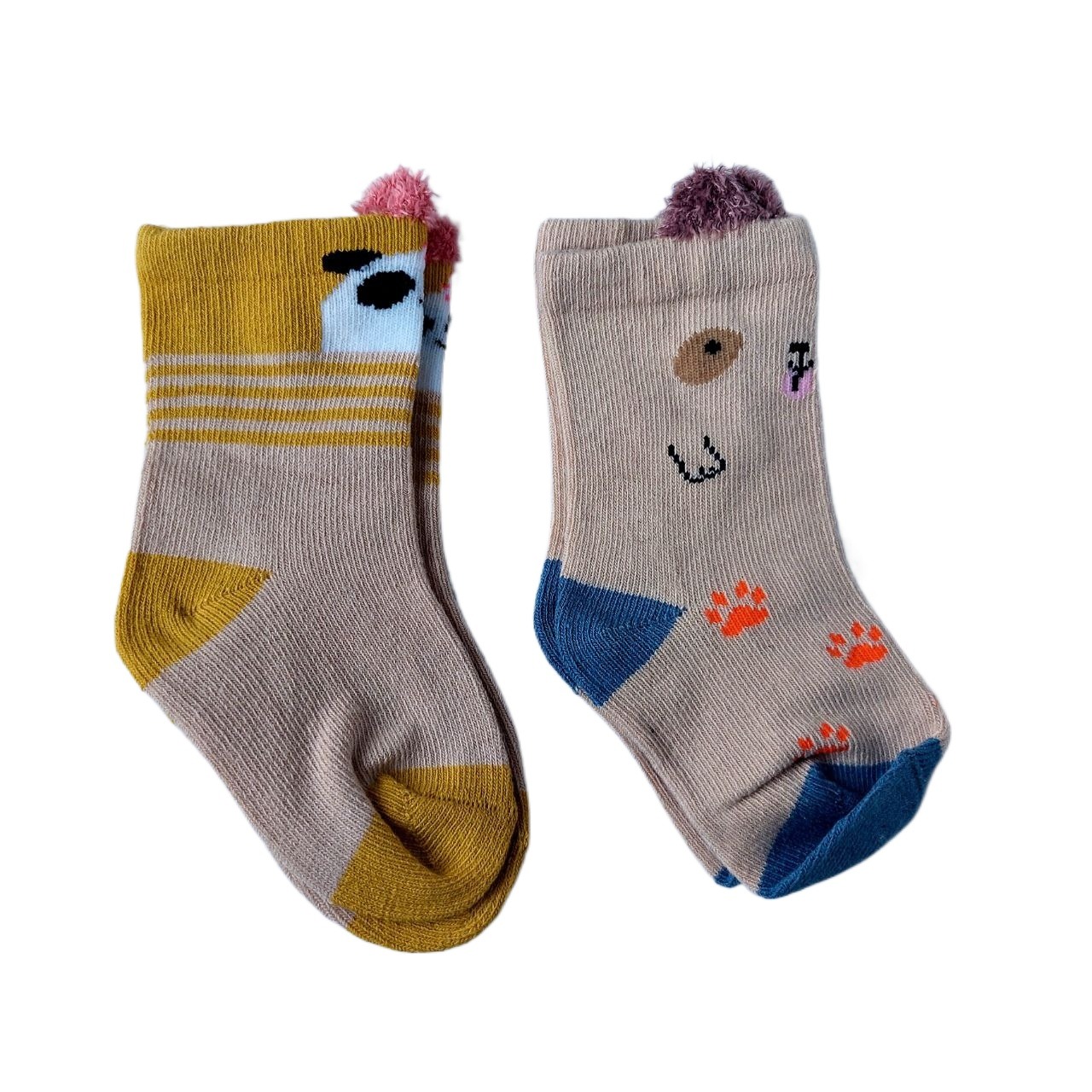 1 Pair Baby Socks Cute Fashion Moja For Baby Girl Boy 0-12 Months