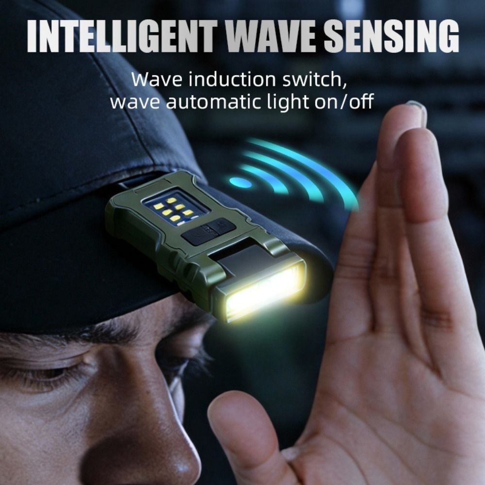 Portable 9 Modes Mini LED Flashlight Small Size 180° Rotatable Rechargeable LED Torch Rechargeable Battery LED Technology Portable Work Light Emergency