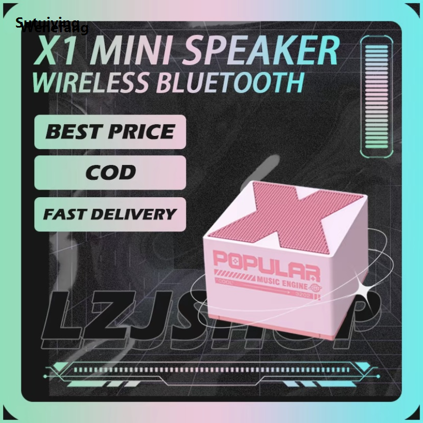 Wenefang Sutuiying X1 Mini Bluetooth Wireless Speaker - Portable Travel Subwoofer 2025 Luxury with Powerful Bass Built-in Mic for Home Parties And Sports