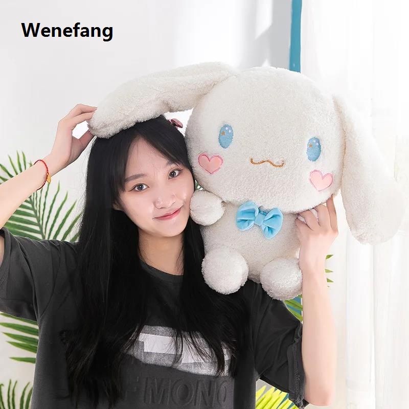 Wenefang Sanrio Anime Kawaii Cinnamon Roll Super Soft Plush Pp Cotton Large Hot Selling Size Girl Sofa Pillow Baby Sleep Toys Children Birthday Gift