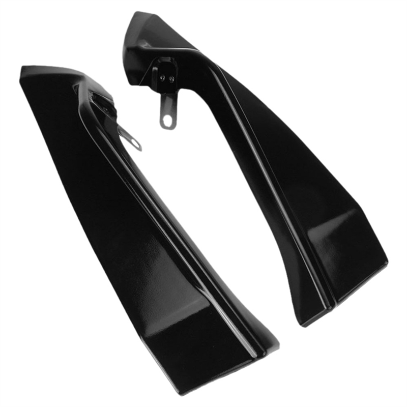 OYPFXMI 1 Pair of Gloss Black Car Rear Spoilers Rear Corner Protectors for 13-18 Decorative Modification Parts