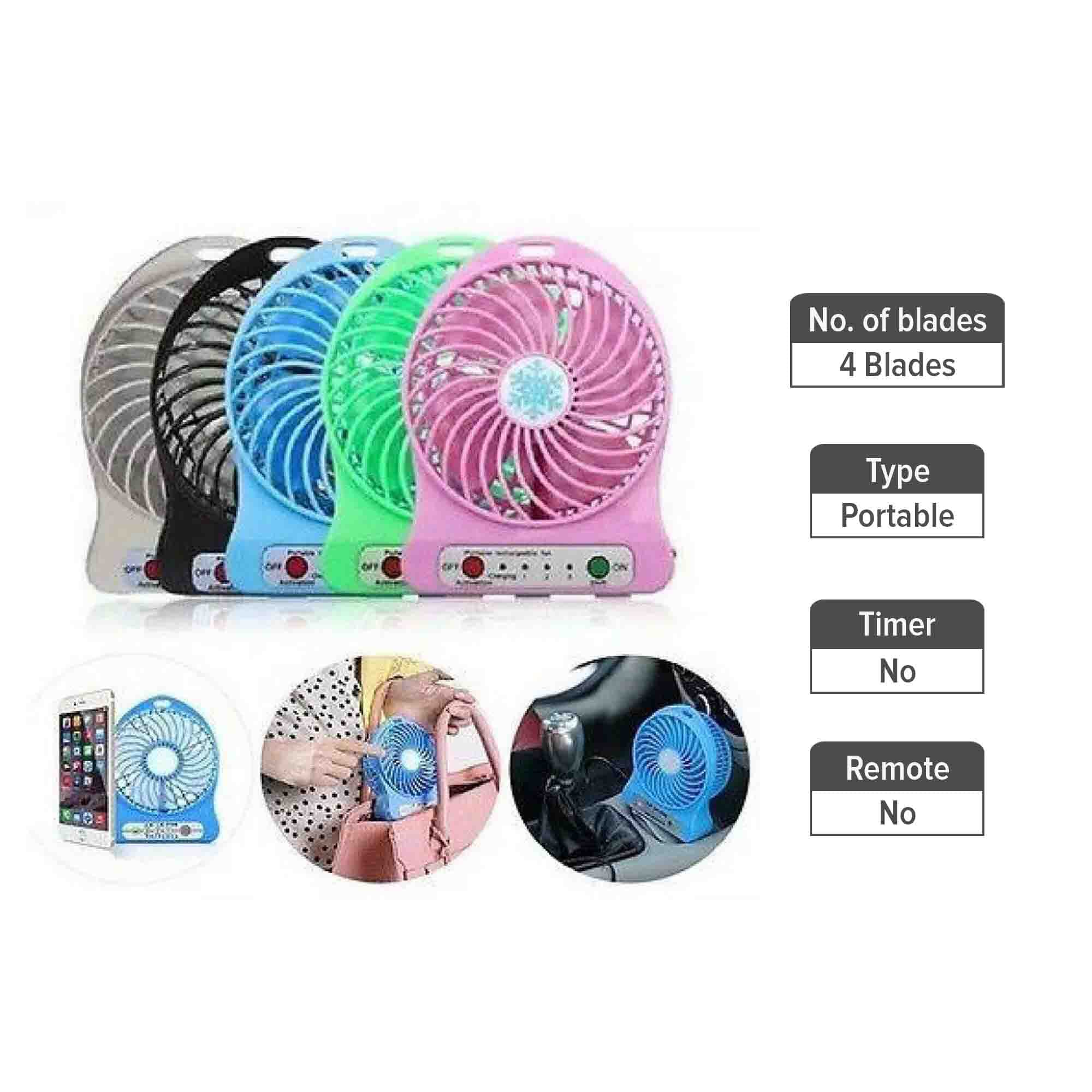 Portable Rechargeable Mini Fan