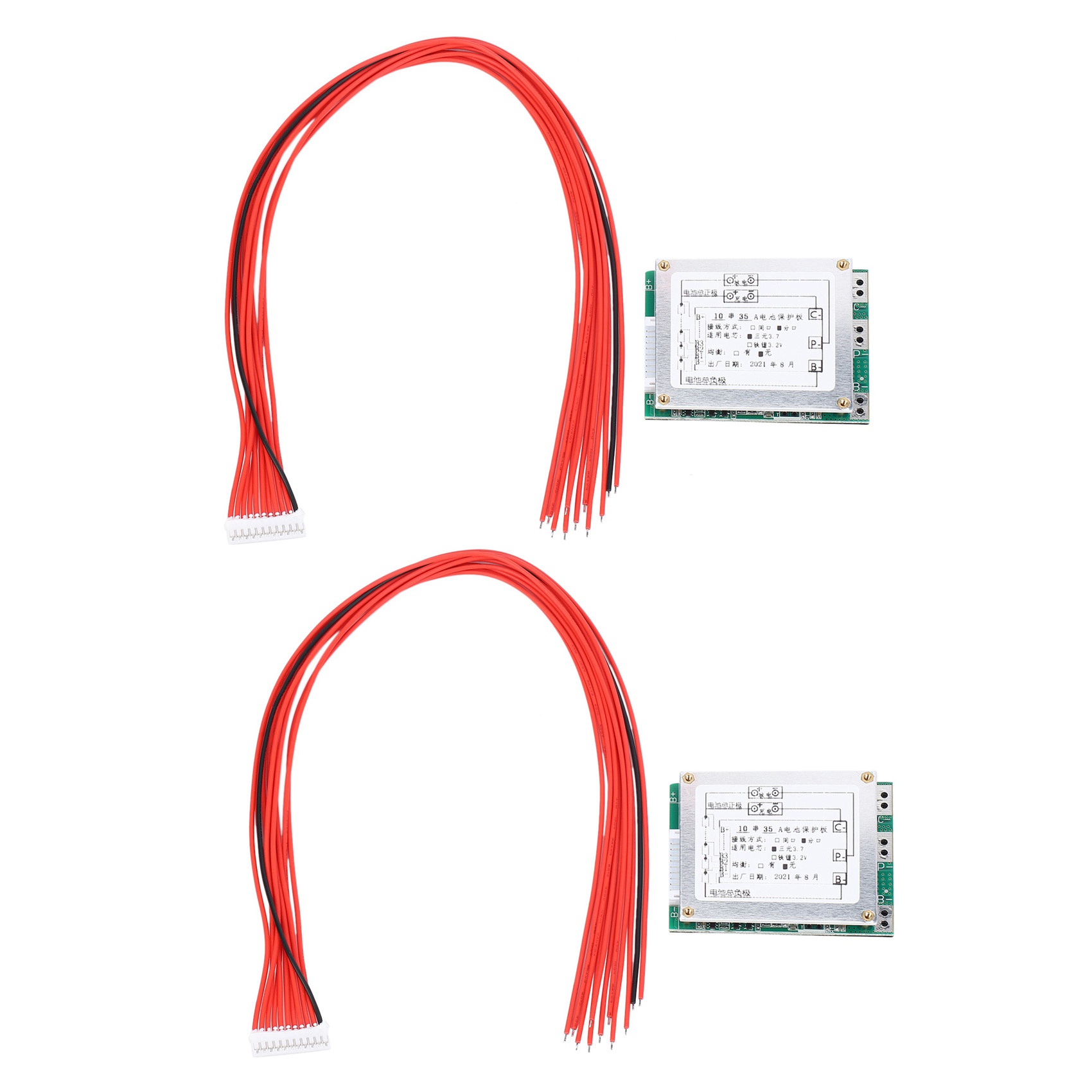 fasdaga 2X 10S 36V 35A Li-Ion Lipolymer Battery Protection Board Pcb for E-Bike Electric Scooter