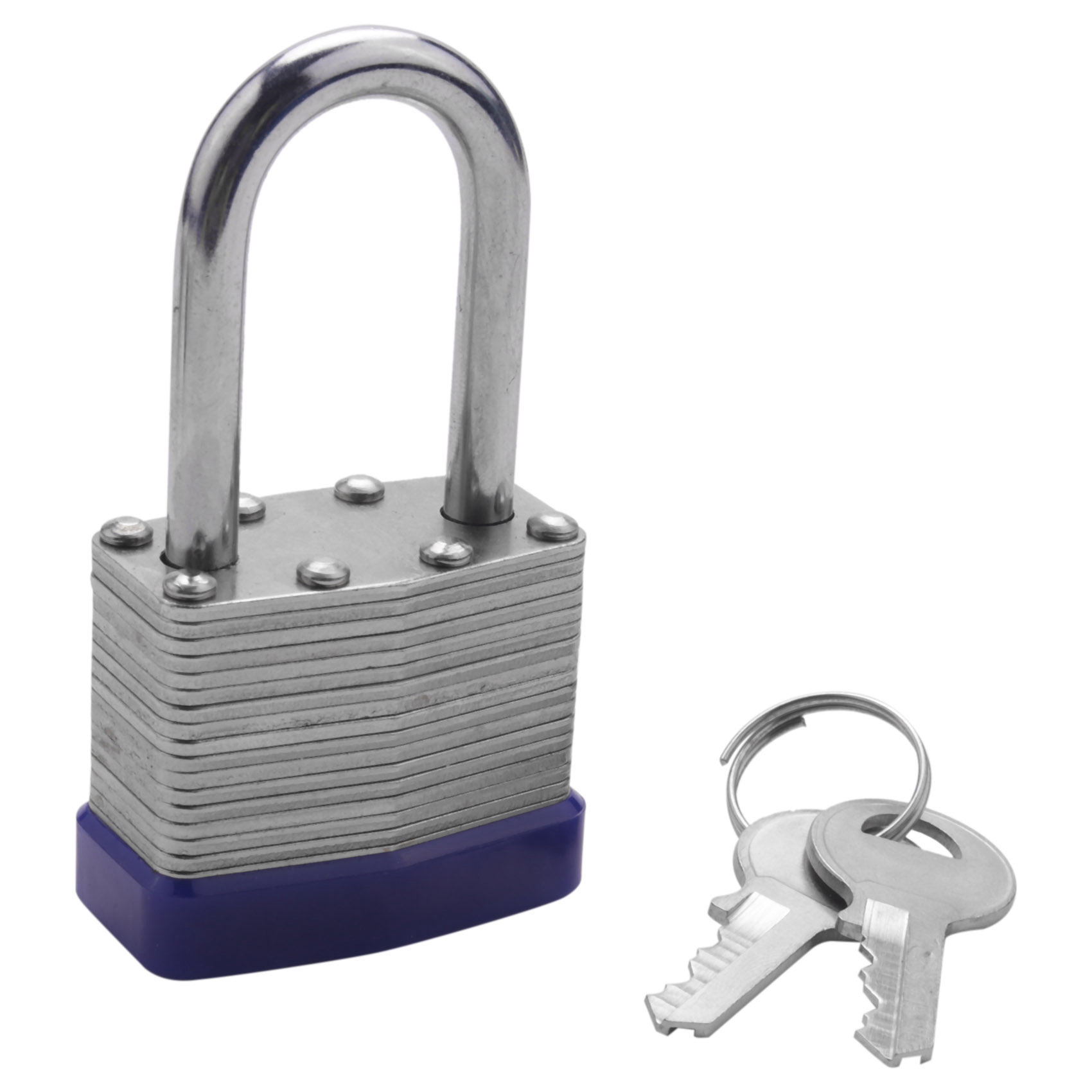 NAMUNY 2 Pack Padlocks with Keys Shackle Padlocks Long Lock Heavy Duty Key Padlock Weatherproof Locks for Garden Shed Garage