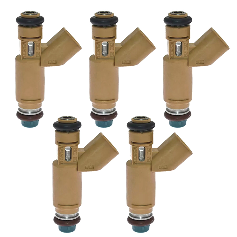 OUMERY 5x New Fuel Injectors 8627815 for S40 V50 2.4i Sedan 4-Door 2.4L L5