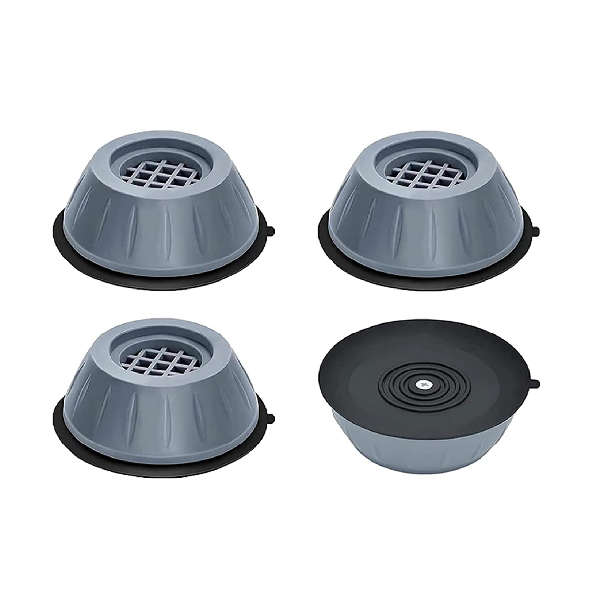 Anti Vibration Shockproof Feed Pads For Washing Machine/Refrigerator- 4 Pcs