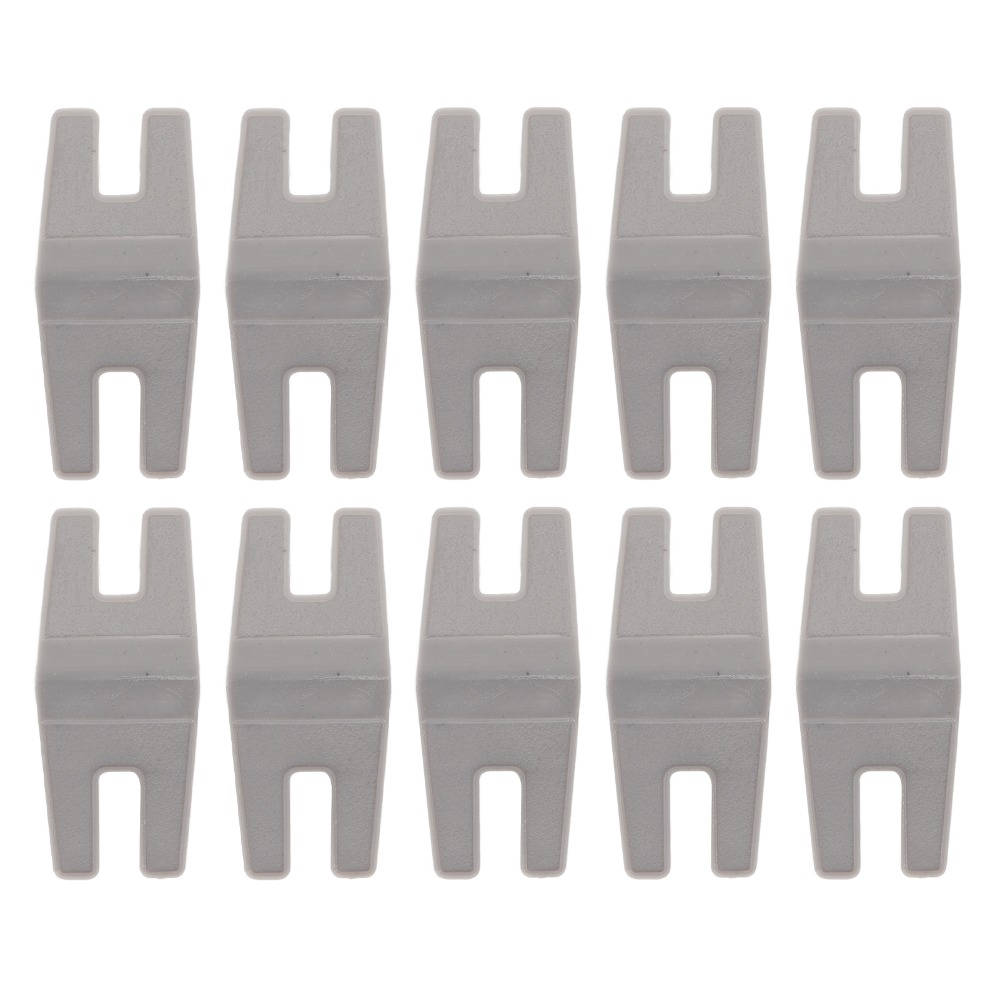 10pcs Sewing Tool Plastic Hump Jumper Presser Foot Multifunctional Height Adjustment Sewing Machine Presser Feet Universal Easy to Use Hemmer Foot Tool Household Sewing