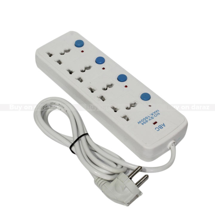 3m-5 in 1 Multi Plug Extension Cord