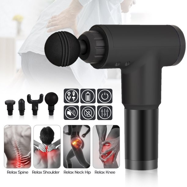 Massage Gun Deep Tissue Vibration Body Fascia Thermal Therapy Heat Cold Massage Gun