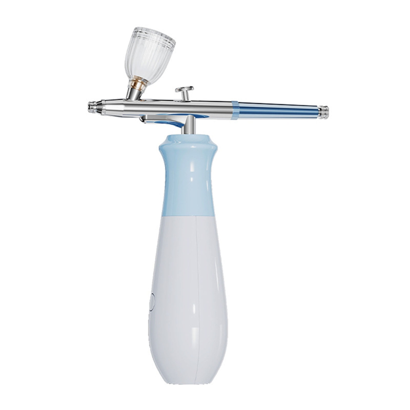 (GGBR) Rechargeable Cordless Airbrush Compressor Auto Handheld Portable Wireless Air Brush for Art Makeup Water Replenishing