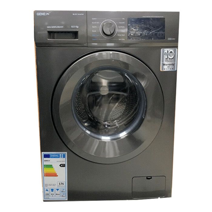 Genex 8kg Front load Washing Machine GEN-WMFL-082401