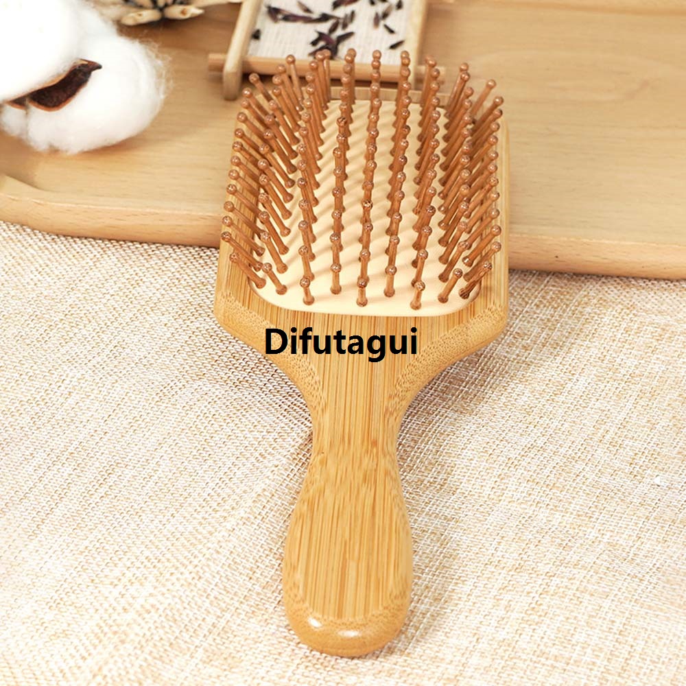 Difutagui Birthday Gift Girl Gift Mother's Day Comb Massage Custom Carved New style Wooden Brush Personalized Air Cushion Valentine's Day Gift