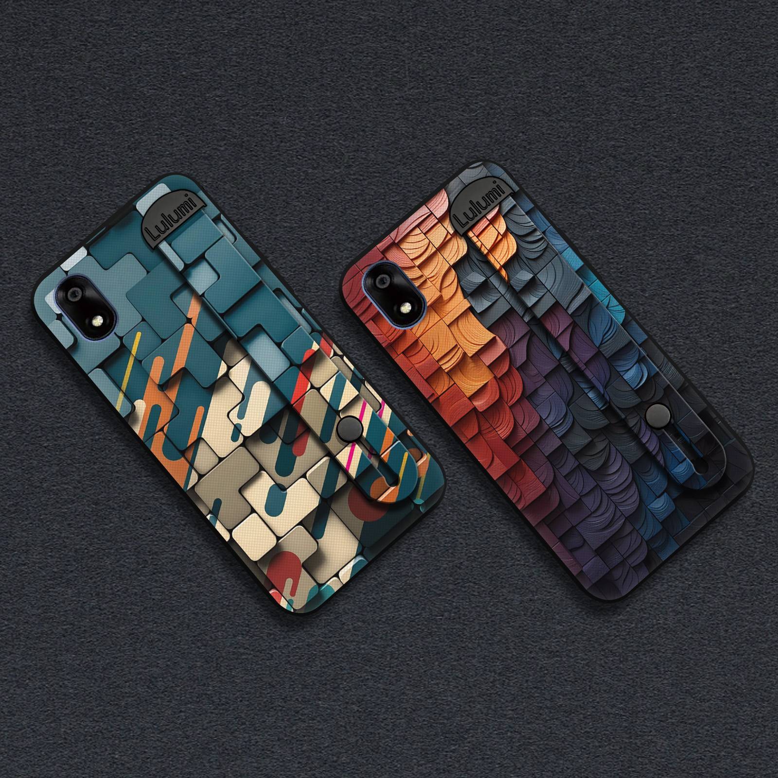 Wristband Durable Phone Case For ZTE A402ZT/Kantan Sumaho4 Back Cover Wrist Strap Protective Kickstand Silicone Commerce