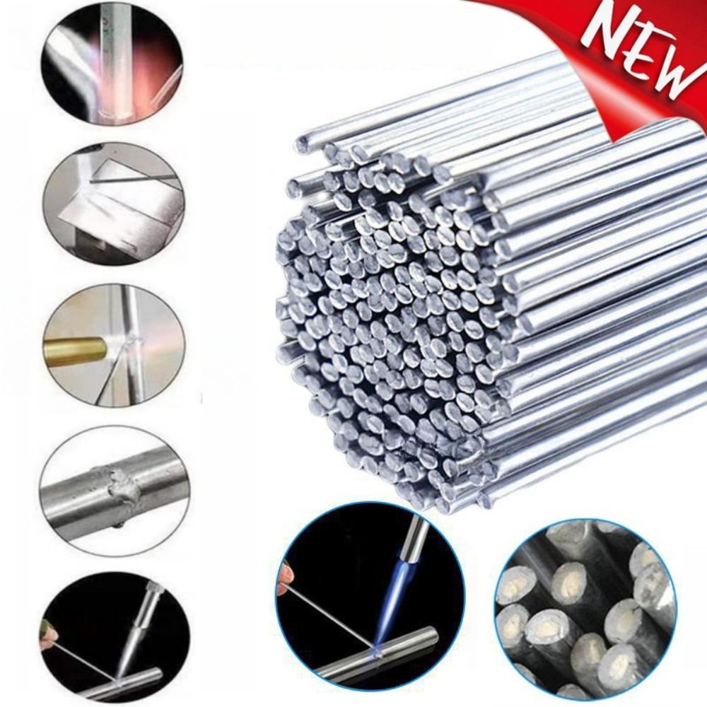 20pcs Professional Aluminum Alloy Aluminum Welding Rods 1.6/2.0mm Metal Repair Low Temperature Welding Wire Universal Flux Core Soldering Wire Industrial Use