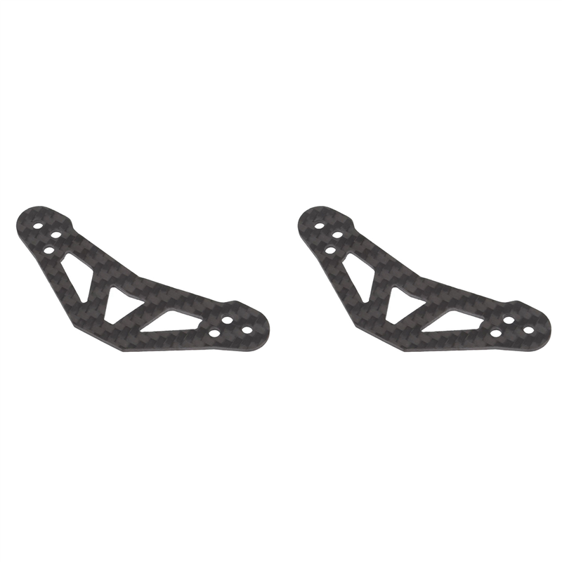 NAMUNY 2X Carbon Bumper Stopper for 1/10 RC Car TT01 TGS Replaced 53682 Upgrades Accessories