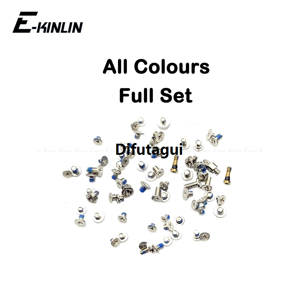 Difutagui Complete Full Screws Screw Set For iPhone 7 8 Plus Sales promotion SE 2020 With Plug Bottom Dock Replacement Parts