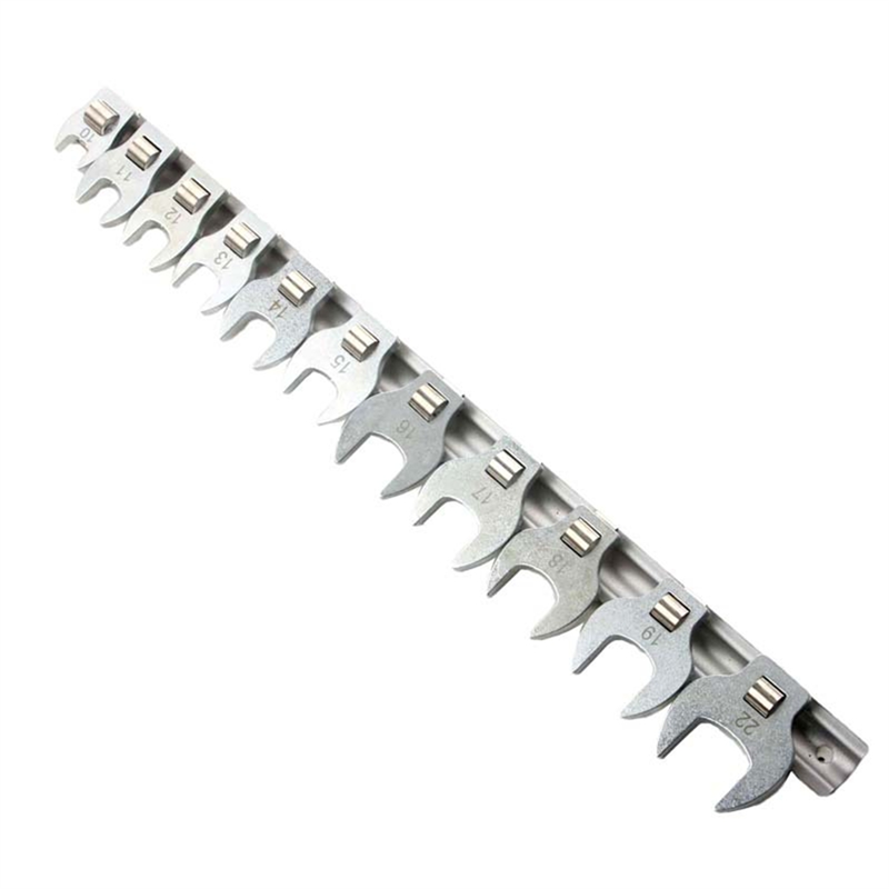 Professional 11 Piece 3/8 Inch Interchangeable L-Type Quick Ratchet Wrench Set for Versatile Use