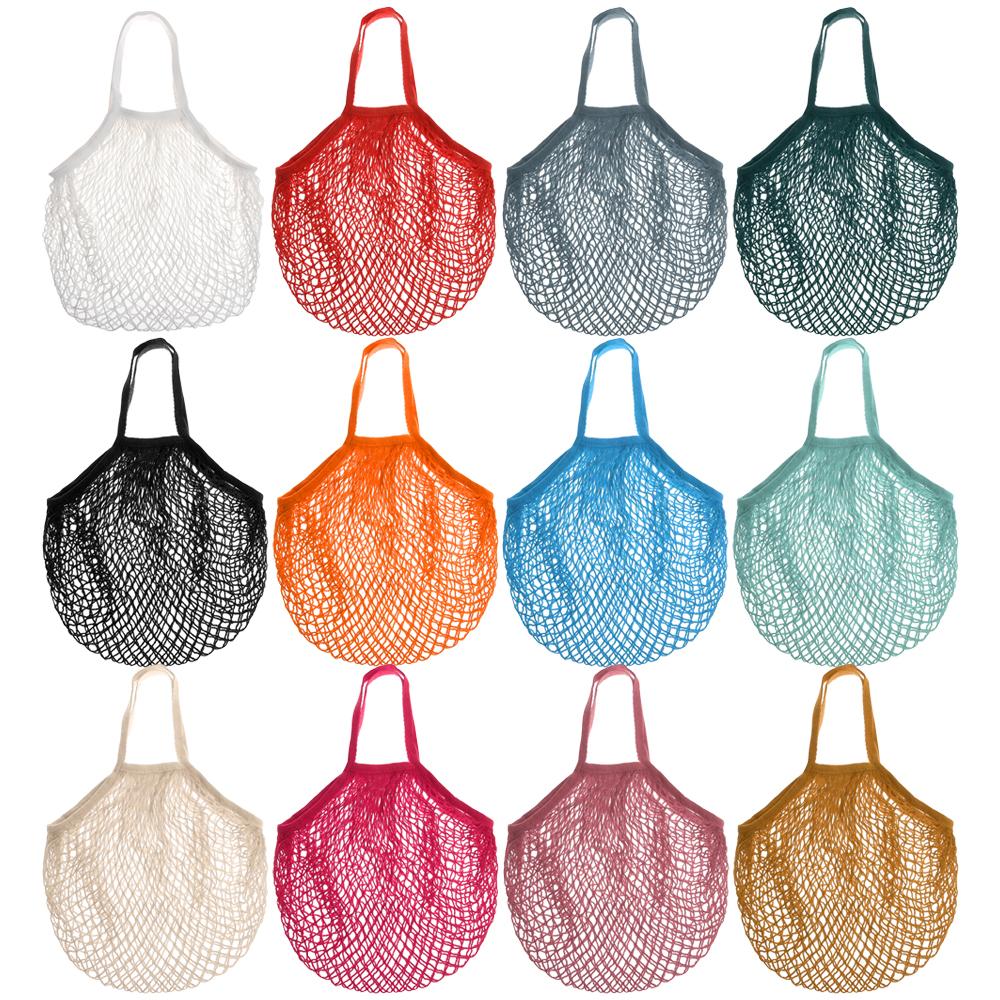 New Portable Reusable Shopping String Net Turtle Bags Woven Net Tote Storage Handbag Tote Mesh Bag