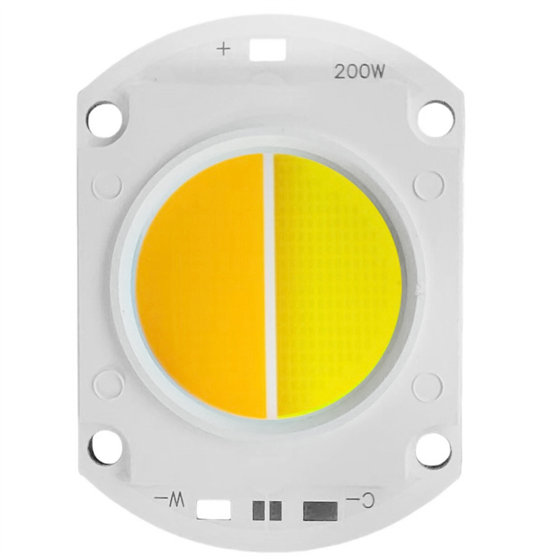 5Pcs 200W Dual Color High Power LED COB Chip 3200K 6500K for LED Floodlight Ceiling Light