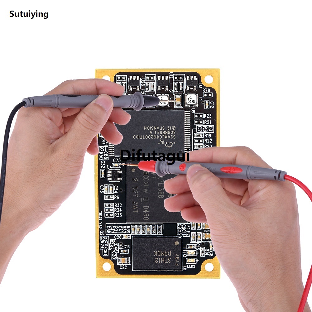 Difutagui Sutuiying Universal Digital Multimeter Lead Probe Wire test Cord Practical New Hot Selling Multi 1000V 20A Ammeter Meter test Pen+ Lightweight Clips