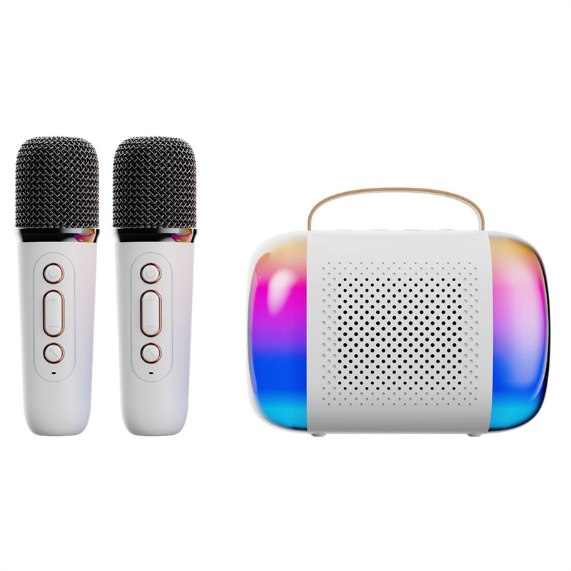 (GGBR) K Song Bluetooth Speaker Microphone Audio Microphone Karaoke Children'S Portable Home K-Song Integrated Stereo B