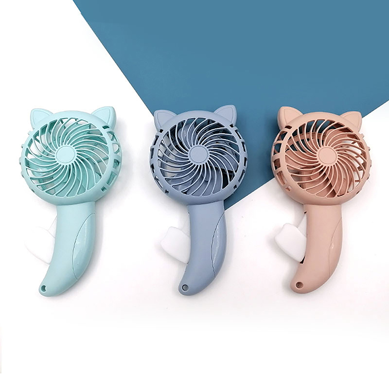 Portable Hand Pressure Fan Mini Handheld Fan Without Battery Cartoon Fan Summer Air Cooler Travel Home Fan CF8
