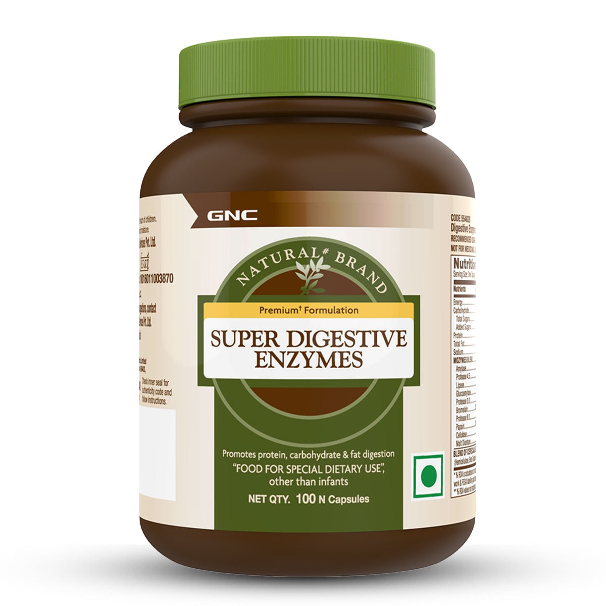 GNC Super Digestive Enzymes- 100 Capsules With Supports Healthy Digestion & Relieves Stomach Discomfort