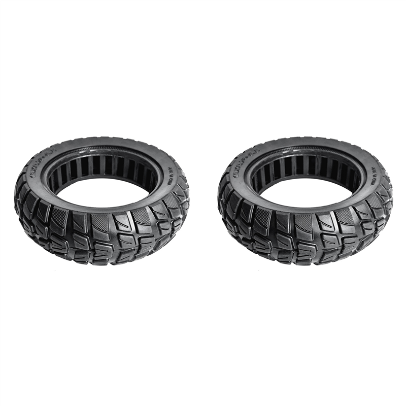 2pcs 10 Inch 70/65-6.5 Solid Tire Tyre Electric Scooter Replacement Accessories
