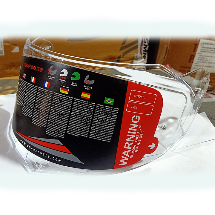 OUTER VISOR FOR SMK STELLAR HELMET PINLOCK 30 READY