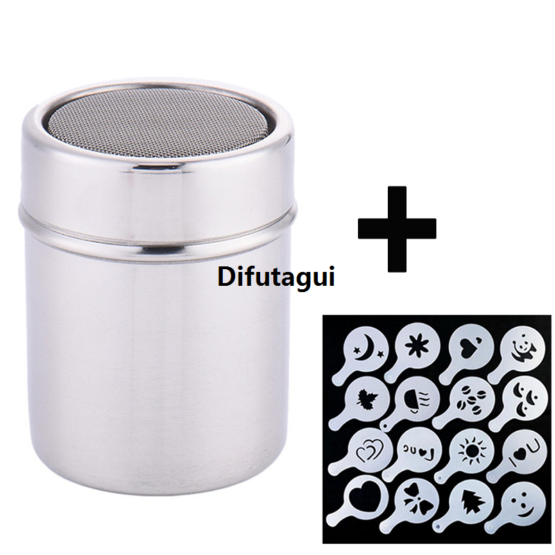 Difutagui 2025 New Fancy Coffee Printing Model Cappuccino Mold Latte Coffee Tools Hot Selling Barista Stencil Sugar Chocolate Cocoa Coffee Decor Coffee Art