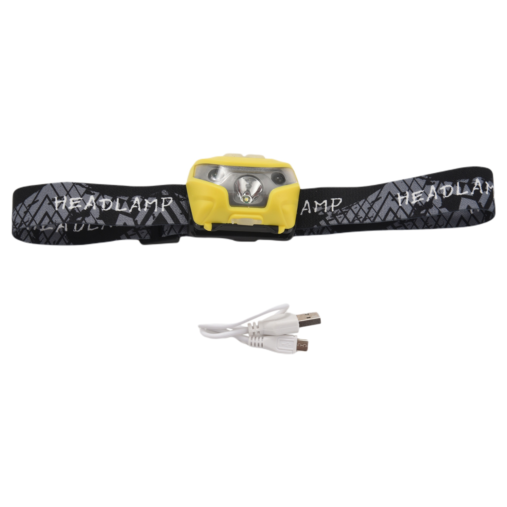 2025 NEW Mini Rechargeable Led Headlamp 5W Body Motion Sensor Headlight Dropshipping Camping Flashlight Light Torch Lamp Yellow