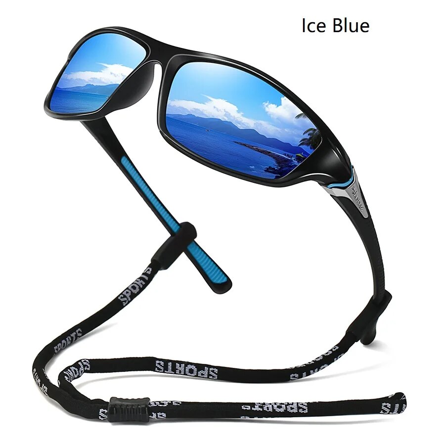 Men And Women Outdoor Sports Polarized Sunglasses With Chain Cycling Climbing Skiing Fishing Vintage Sun Glasses UV400 Eyewear Bles Online DZ-37A-16