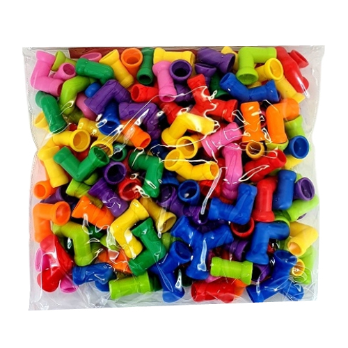 Small Pipe Shapes Interlocking Building Blocks Educational & Learning Construction Toy Puzzle for Baby & Toddlers